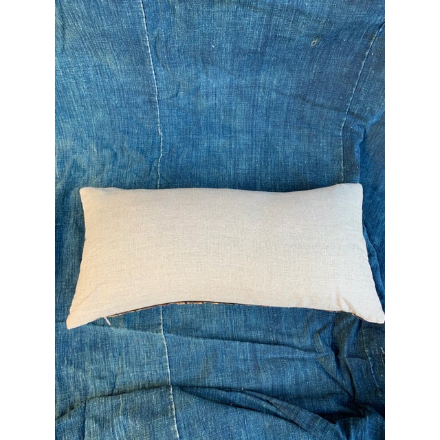 Hollywood Regency Black, Turquoise & Gold Asian Chinoiserie Boudoir Pillow For Sale - Image 9 of 10