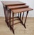 Victorian Nesting Tables in Mahogany, 1880, Set of 3 For Sale - Image 3 of 18