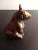 Solid Brass Sitting Bull Figurine For Sale - Image 4 of 8