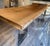 Contemporary Live Edge Custom Dining Table For Sale - Image 3 of 14
