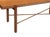 Mid-Century Modern Halls Bench, Brown Suede For Sale - Image 3 of 5