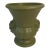 Vintage McCoy Floraline Green Neoclassical Design Vase For Sale