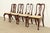 Henkel Harris Henkel Harris Queen Anne Solid Mahogany Dining Chairs, Set of Four For Sale - Image 4 of 14