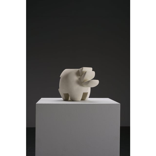 period: 1970s origin: Belgium dimensions: h26 x w26 x d34.5 cm material: plaster Signed with monogram. I have official...