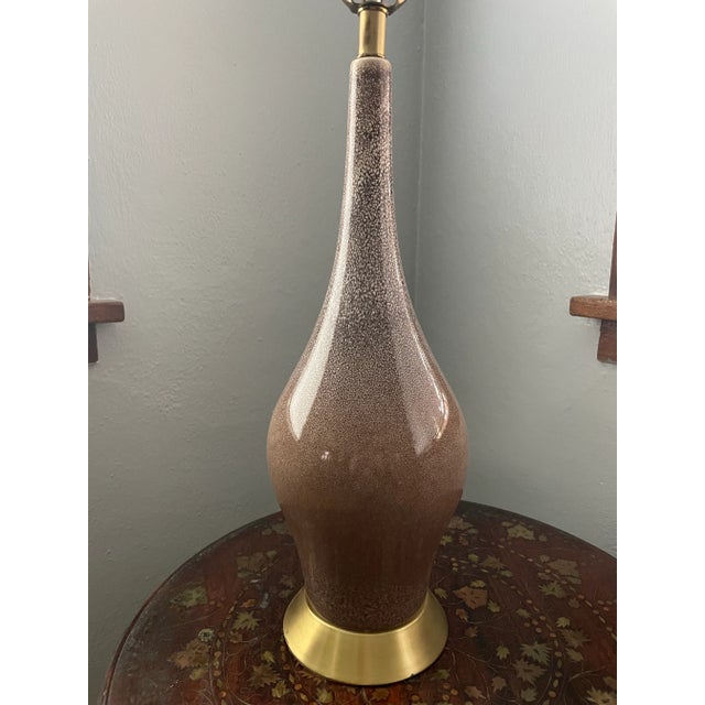 Mid 20th Century Scandinavian Ceramic Table Lamp For Sale - Image 4 of 11