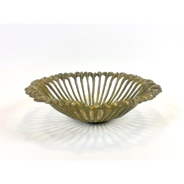 Vintage Brass Fruit Bowl from Klosterneuburger Kunstwerk, 1950s For Sale - Image 12 of 12