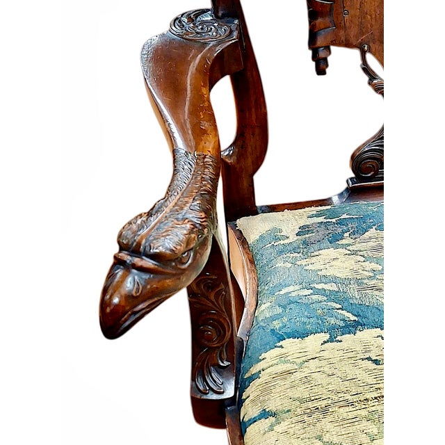 Irish George II-Style Double Chair Back Settee From Historic Filoli For Sale - Image 11 of 13