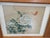 Brown Chinese Hand-Painted Silk Artworks in Oak Frames, 1950s, Set of 2 For Sale - Image 8 of 9