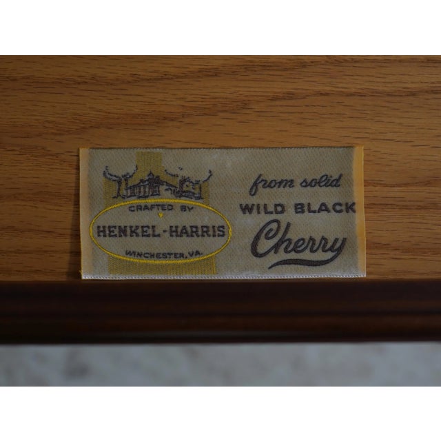 Henkel Harris Cherry Lighted China Cabinet For Sale - Image 18 of 18