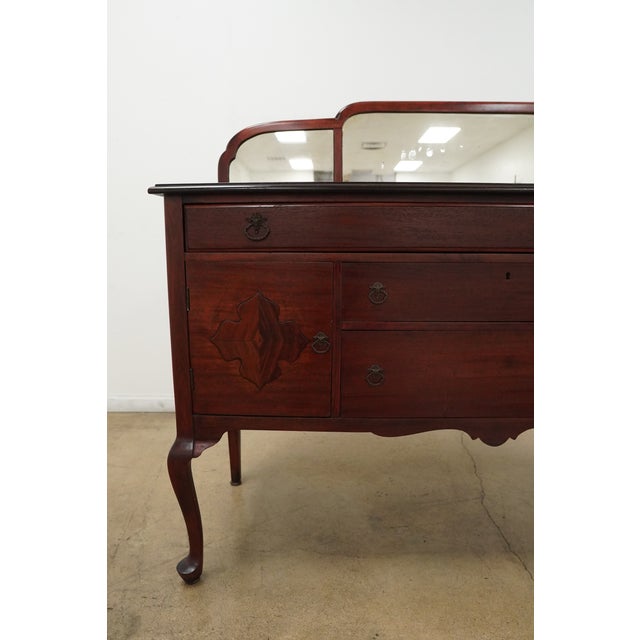 Vintage Mahogany Buffet Server For Sale - Image 12 of 18