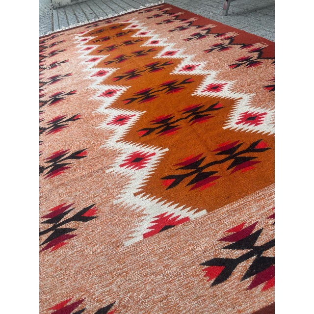 Vintage Polish Kilim Rug, 1970s For Sale - Image 11 of 18
