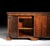 Handcrafted in Italy from solid walnut, this rustic sideboard features a distressed antique finish that highlights the...