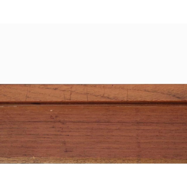 Brown Mid-Century Modern Scandinavian Coffe Table with Ceramic Tiles For Sale - Image 8 of 9