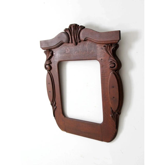 Antique Carved Wood Frame For Sale - Image 4 of 11