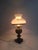 White Mid-Century Modern Czech Cast Iron Glass Lamp, 1960 For Sale - Image 8 of 16