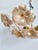 Metal Vintage Murano Style Yellow Glass Chandelier For Sale - Image 7 of 14