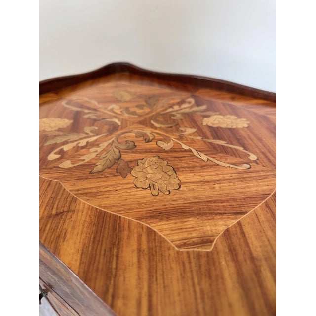 French Bedside Tables in Walnut, Set of 2 For Sale - Image 14 of 18