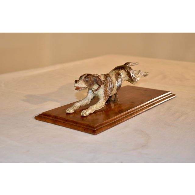 English Austrian Bronze Dog Letter Clip, Circa 1900 For Sale - Image 3 of 8