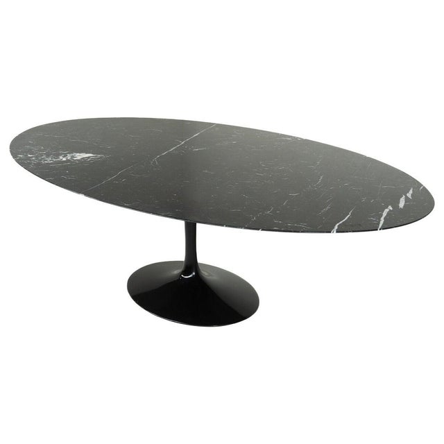 Black Marble Tulip Dining Table by Eero Saarinen for Knoll, 1960s For Sale - Image 11 of 11