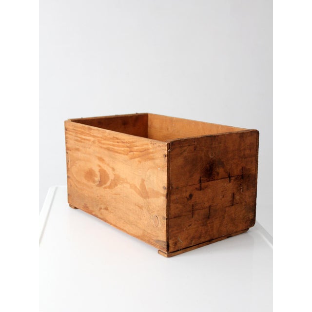 Wood Vintage North Country Orchard Crate For Sale - Image 7 of 10