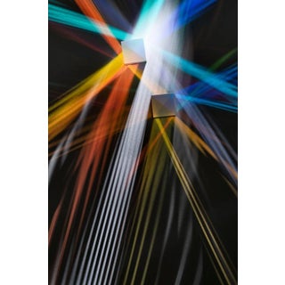 Miragec, Prisms Refracting Multi Coloured Light Beams, Photographic Paper For Sale