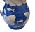 Vintage Mid-Century Modern Jay Willfred Andrea by Sadek Blue & White Fish Hand Painted Pitcher For Sale In Dallas - Image 6 of 7
