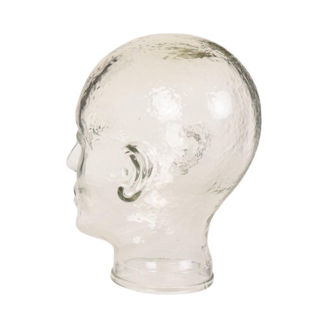 Heavy Glass Head Display Mannequin for Headphones, 1960s For Sale - Image 12 of 16