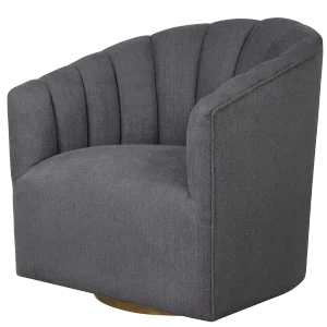 Barrel Back Swivel Chair