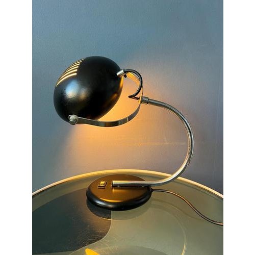Brown Vintage Space Age Brown Table Lamp from Herda For Sale - Image 8 of 13