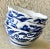 Mid 20th Century Circa 1960 Otaoiri Mercantile Co. Petite Scalloped Sometsuke -染付 (Blue & White) Bowls - Set of 3 For Sale - Image 5 of 13