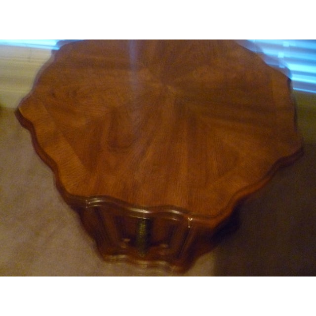 Wood Vintage Lighter See Wood Grain Side Table Storage Game Chic Tavern Boho Style With Tommy Bahama For Sale - Image 7 of 11