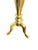 Hollywood Regency Late 20th Century Tripod Brass Table Lamp For Sale - Image 3 of 13
