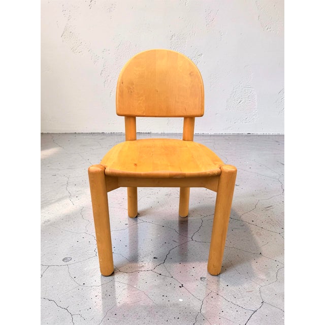 Mid-Century Modern Dining Chairs in Beech by Rainer Daumiller, 1970s, Set of 8 For Sale - Image 3 of 9