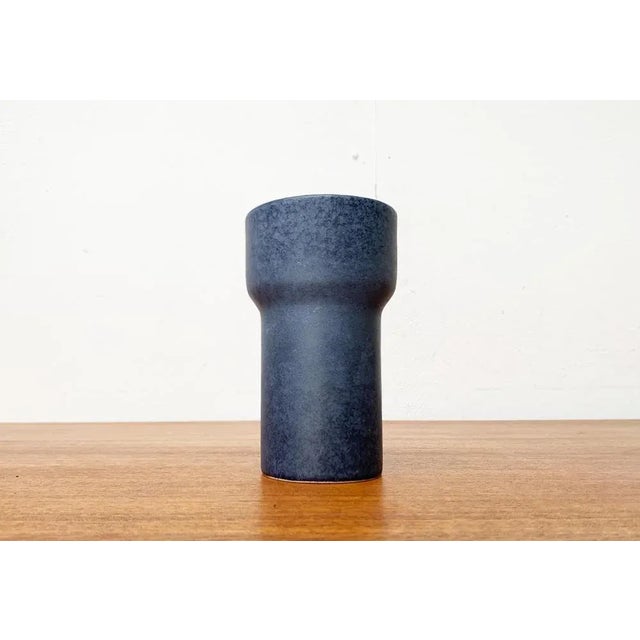 Mid-Century German Studio Pottery Minimalist Vase from Ernst Loesche, 1960s For Sale - Image 12 of 12