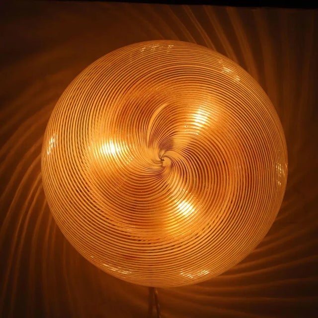 Italian Filigrana Wall Light from Venini, 1950s For Sale - Image 3 of 8