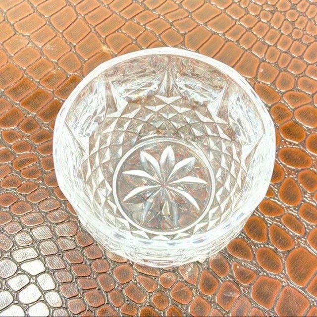 Late 20th Century Vintage Small Bohemia Lead Crystal Liquor Glass For Sale - Image 5 of 7