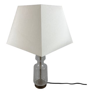 Modern Bullicante Murano Glass Table Lamp by G. Luce, 1990s For Sale