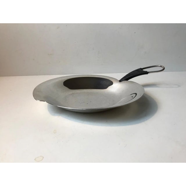 Silver Danish Silver Plated Dish by Carl F. Christiansen, 1950s For Sale - Image 8 of 8