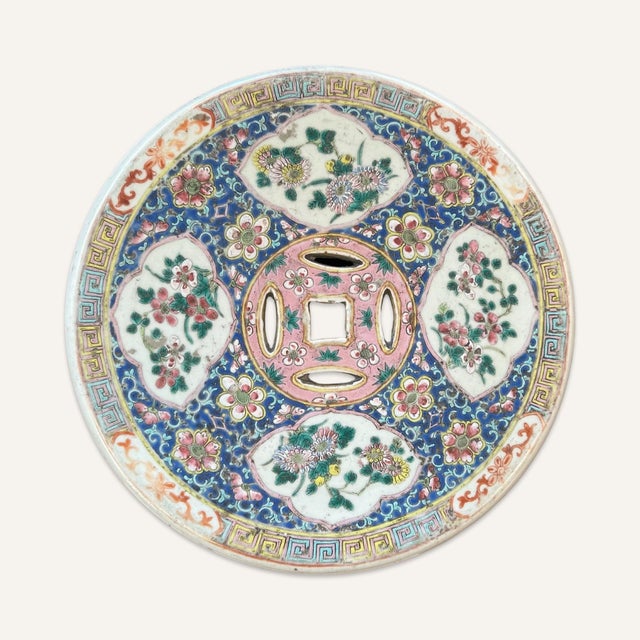 Mid 19th Century 19th Century Porcelain Qing Dynasty Famille Rose Garden Stool For Sale - Image 5 of 7