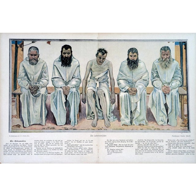 This is an original magazine print from 1907. NOT A REPRINT! Will look fantastic framed! Publication: Jugend Issue: No. 43...