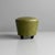 Wood Italian Modern Green Faux Leather Pouf, 1970s, Set of 3 For Sale - Image 7 of 18