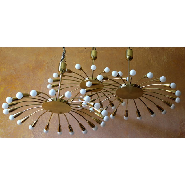 Italian Spider Chandelier from Stilnovo, 1950s For Sale - Image 6 of 8