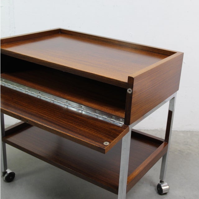 Wood Mid-Century Side Table, 1960s For Sale - Image 7 of 9