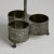 19th Century Bottle Holder in Patinated Silver by Shaw & Fisher, 1890s For Sale - Image 3 of 9