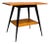 Side Table With a Swivel Top in Pau Marfim & Ebony Finish, Unknown, 1950s For Sale