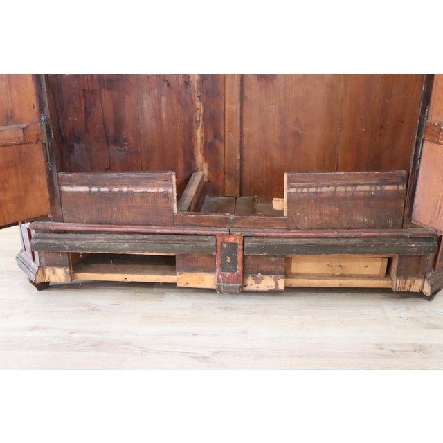 Antique Tyrolen Wardrobe in Pine, 1800s For Sale - Image 3 of 18