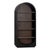 Boho Chic Marlow Black Wood Bookcase For Sale - Image 3 of 9