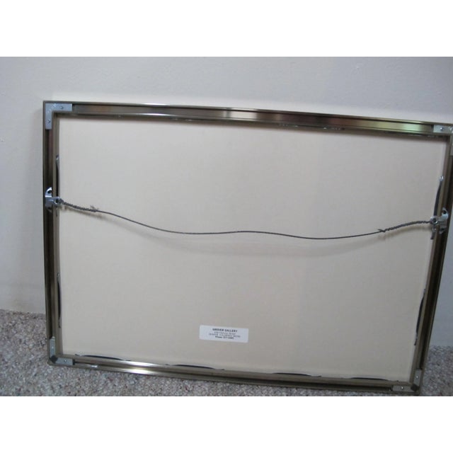 Printmaking Materials Audubon Society Framed Magazine Twilight Bird Gathering Print For Sale - Image 7 of 7