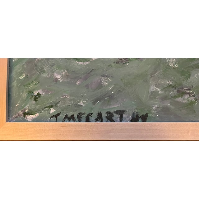 Striking oil on board painting of a hippo by the important, untrained artist Justin McCarthy(1891-1977). McCarthy is...