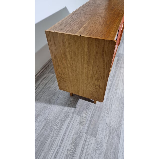 Wood Vintage Sideboard by Jiri Jiroutek for Interier Prague, 1960s For Sale - Image 7 of 14